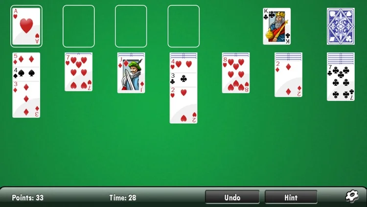 How do you set up solitaire