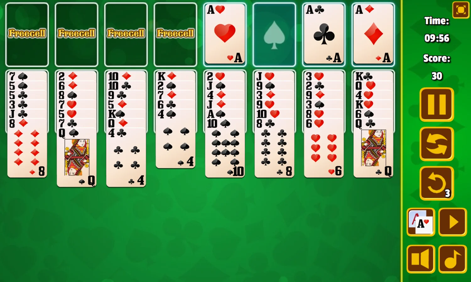 Klondike solitaire turn 3 online free
